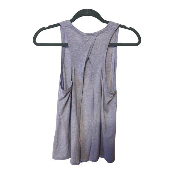 Lululemon All Tied Up Tank Top Pima Cotton Heathered Medium Grey Size 6 - Picture 6 of 10